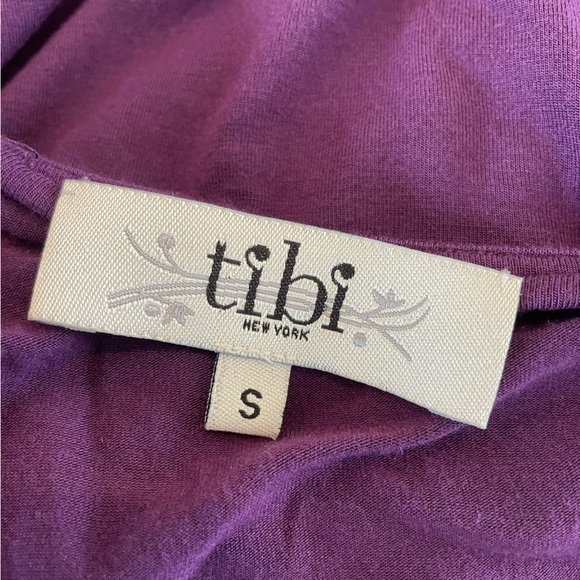 Adorable TIBI one shoulder purple dress - Picture 4 of 8